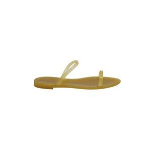 Stuart Weitzman Sawyer Jelly Sandals in Yellow Rubber